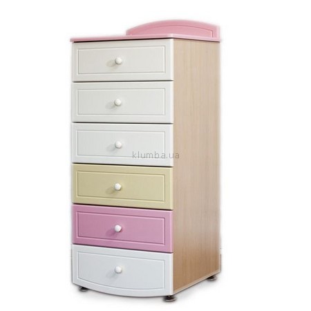 Детский комод MyBaby Rose Dreams, комод высокий