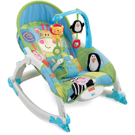 Детское кресло-качеля Fisher Price Веселые друзья X6144