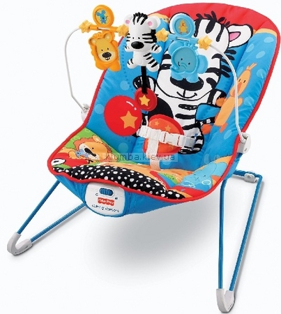 Детское кресло-качеля Fisher Price Веселые животные (w2201)