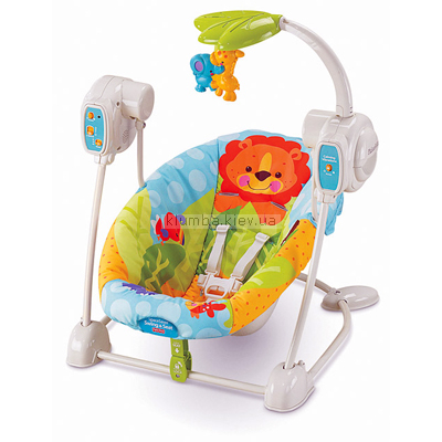 Детское кресло-качеля Fisher Price Чудесная Планета (Precious Planet) (t2066)