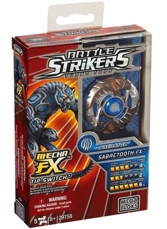 Детская игрушка Battle Strikers Магниты страйкер Sabretooth волчок