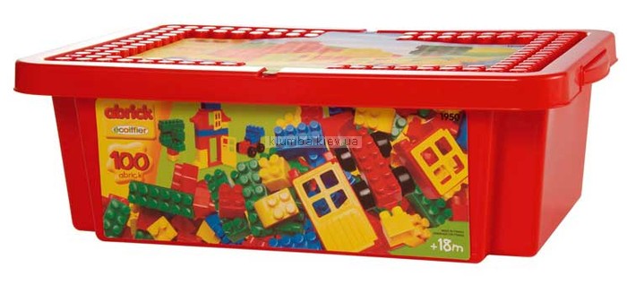 Детская игрушка Ecoiffier (Smoby) Кубики для конструирования в ящике, Abrick