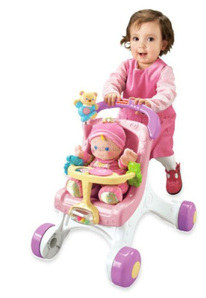 Детская игрушка Fisher Price Ходунки-коляска для кукол