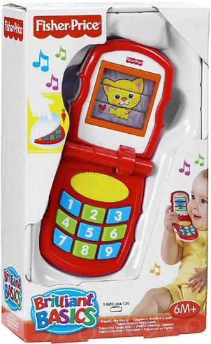 Детская игрушка Fisher Price Телефон Блестящие основы