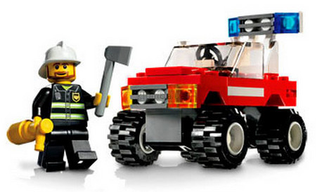 Детская игрушка Lego City Пожарный автомобиль (7241)
