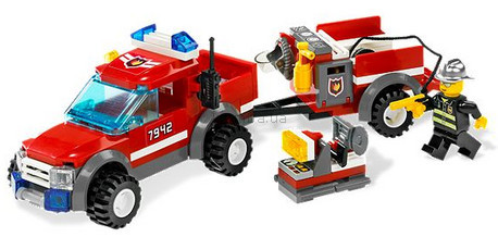 Детская игрушка Lego City Спасательный пожарный внедорожник (7942)