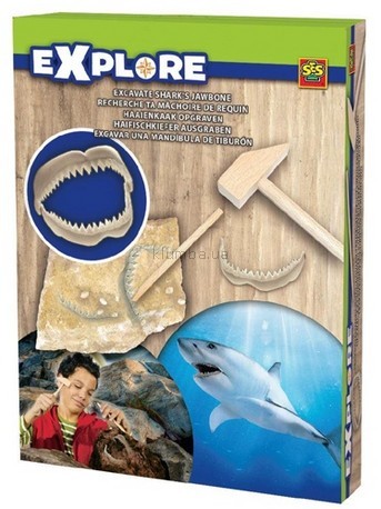 Детская игрушка Ses Раскопки челюстей акулы, Исследователь