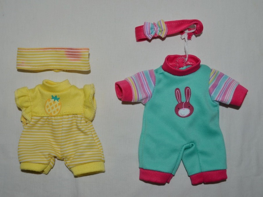 Фирменный наборчик комплект человечек бодик с повязкой для куклы кукол одежда фото №1