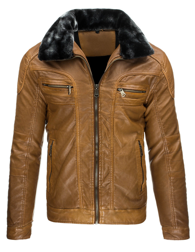 Куртка мужская зимняя кожа