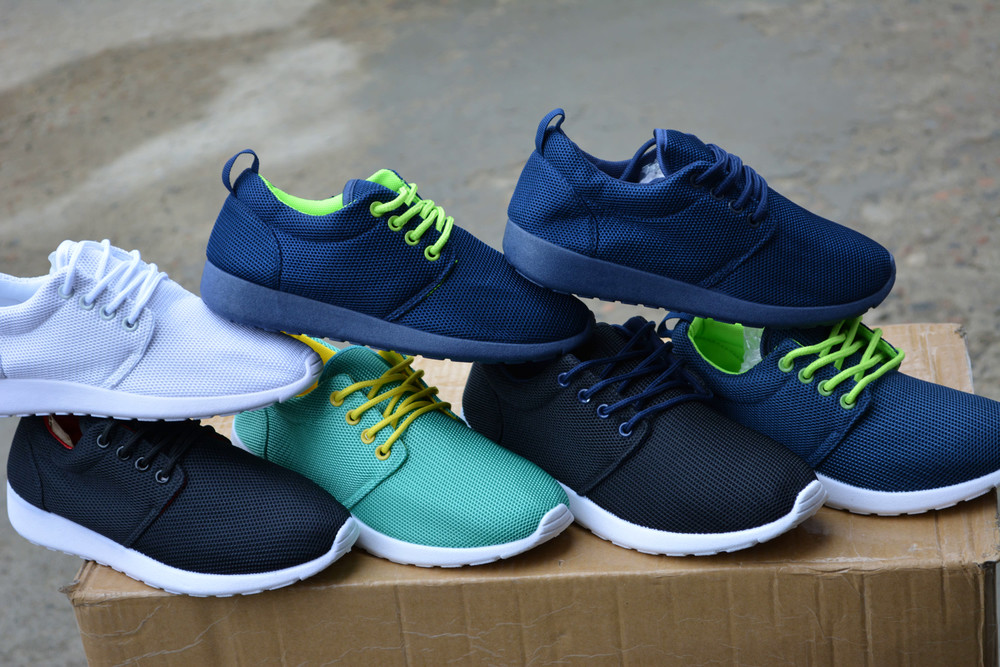 Roshe run cheap blue green