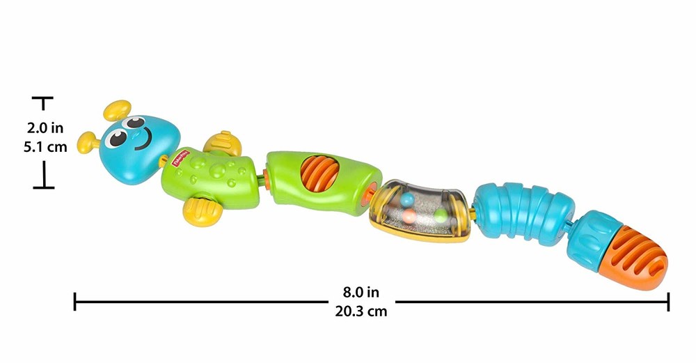 Fisher price snap lock hot sale caterpillar