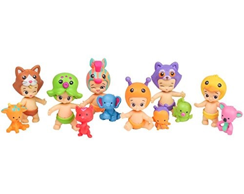 Twozies s1 набор фигурок 6 малышей и 6 питомцев two-gether pack by moose toys фото №1