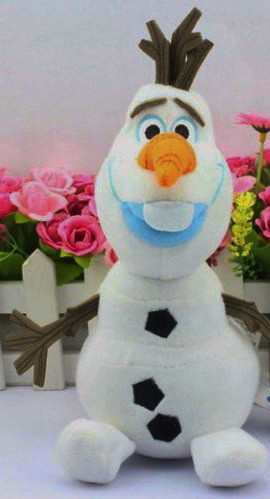 Мягкая игрушка снеговик олаф из мультфильма холодное сердце. frozen ol фото №1