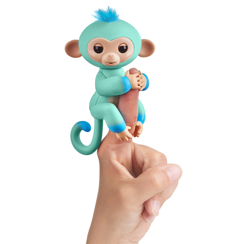 Wowwee fingerlings интерактивная ручная обезьянка eddie interactive baby monkey фото №1