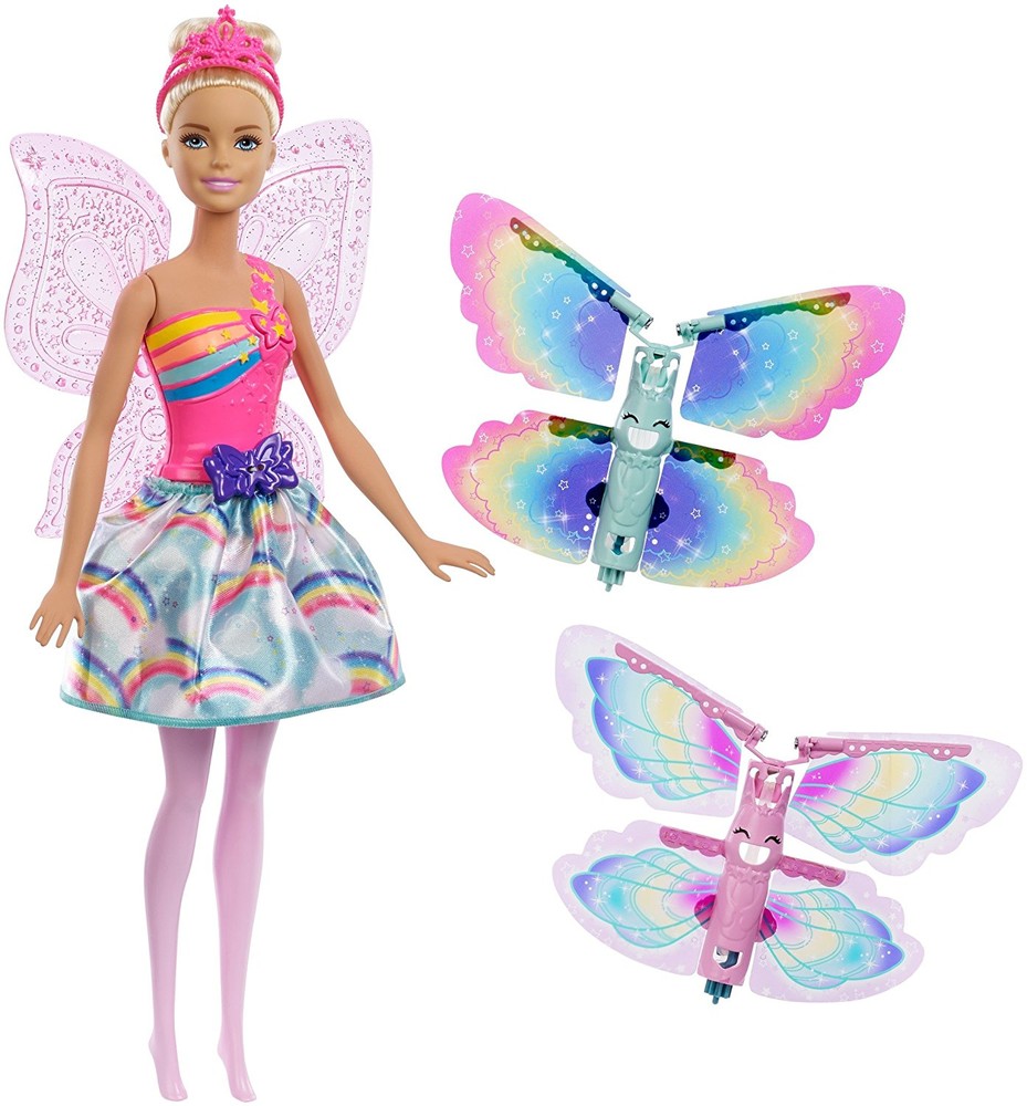 Barbie барби фея волшебные крылья dreamtopia rainbow cove flying wings fairy doll фото №1
