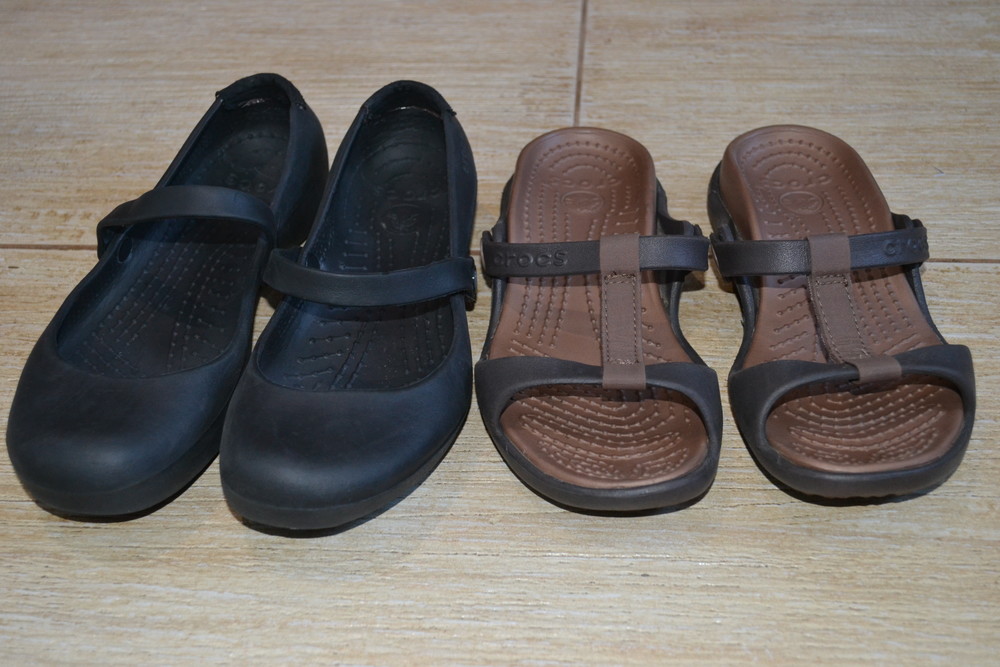 Crocs 36-37р. балетки сандалии шлепанцы кроксы вьетнамки. оригинал фото №1
