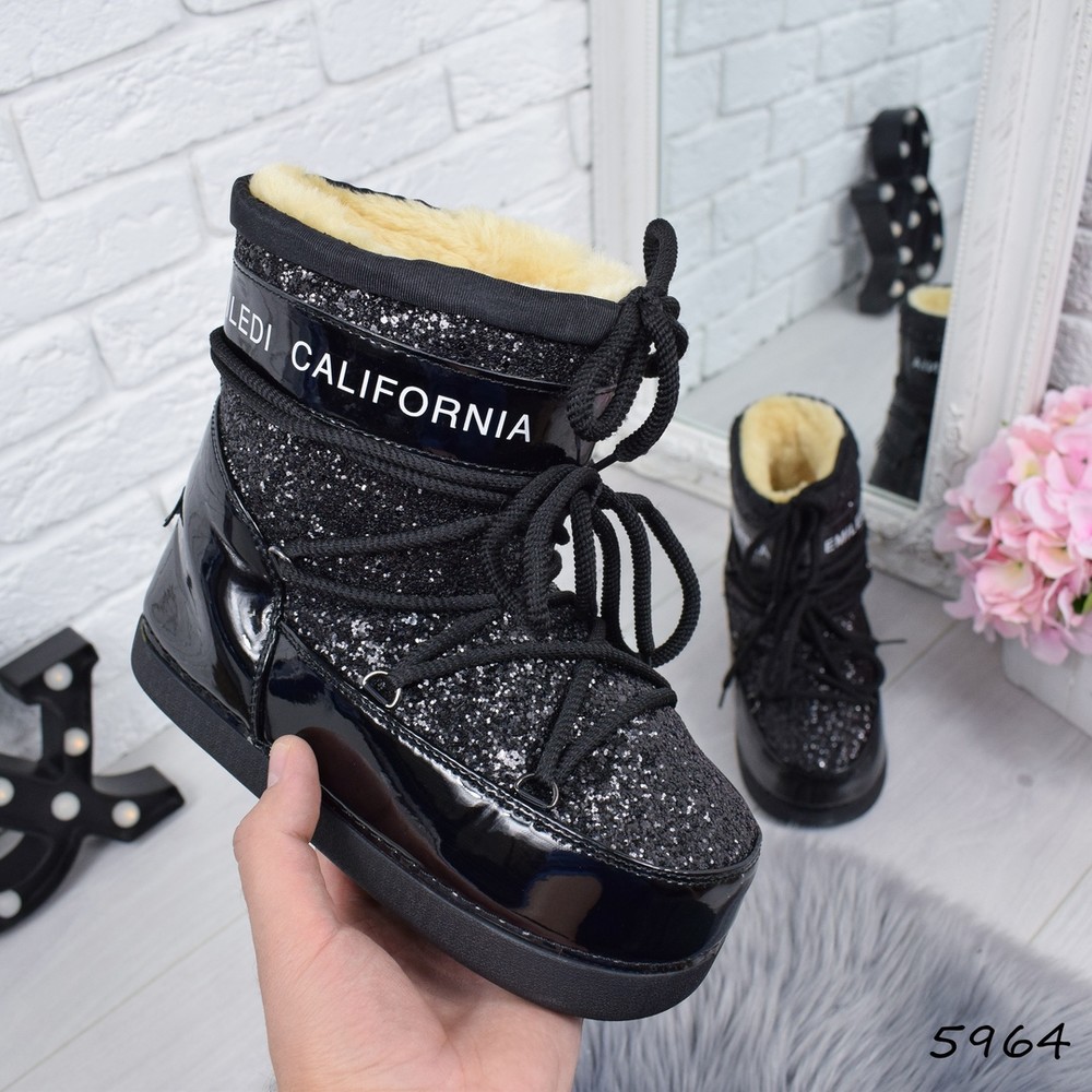 Стеганая обувь 2022 луноходы женские