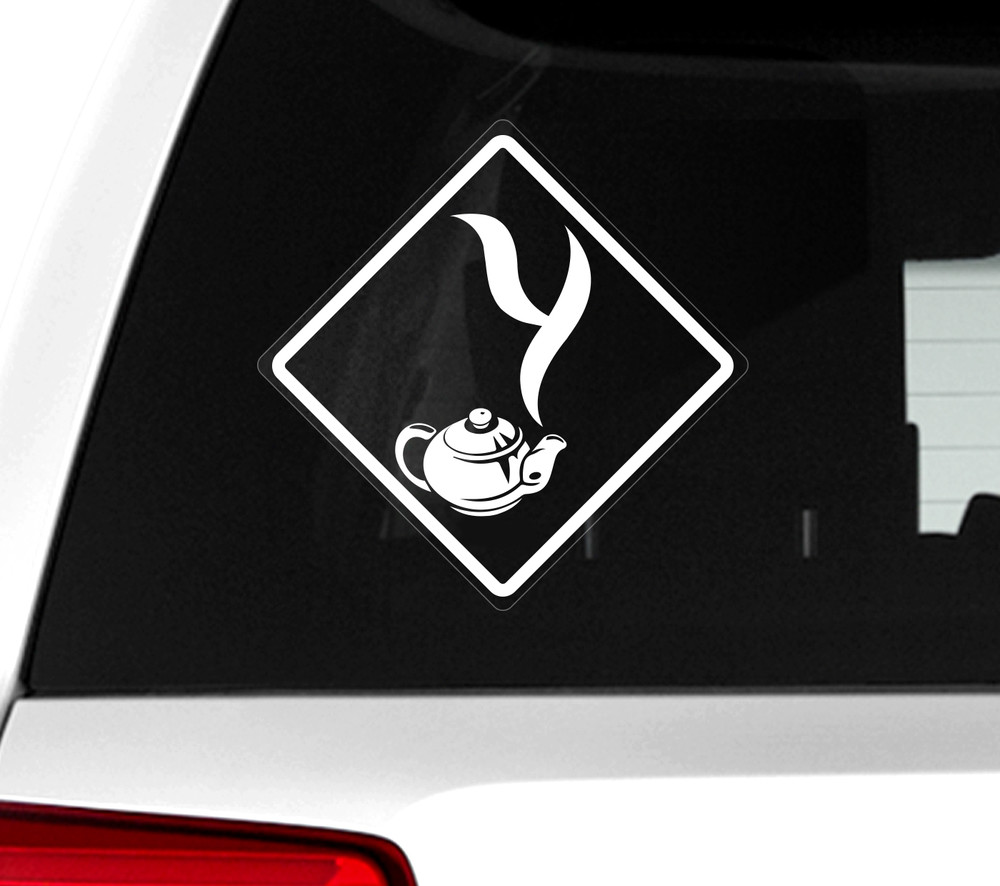Автомобильная наклейка знак на машину авто стекло ученик за рулем (чайник за рулем) фото №1