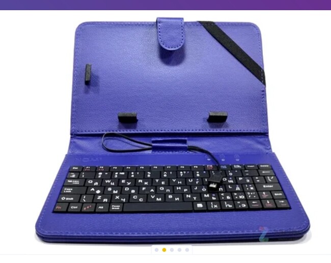 Чехол клавиатура для планшетов с диагональю до 10.1 фото №1