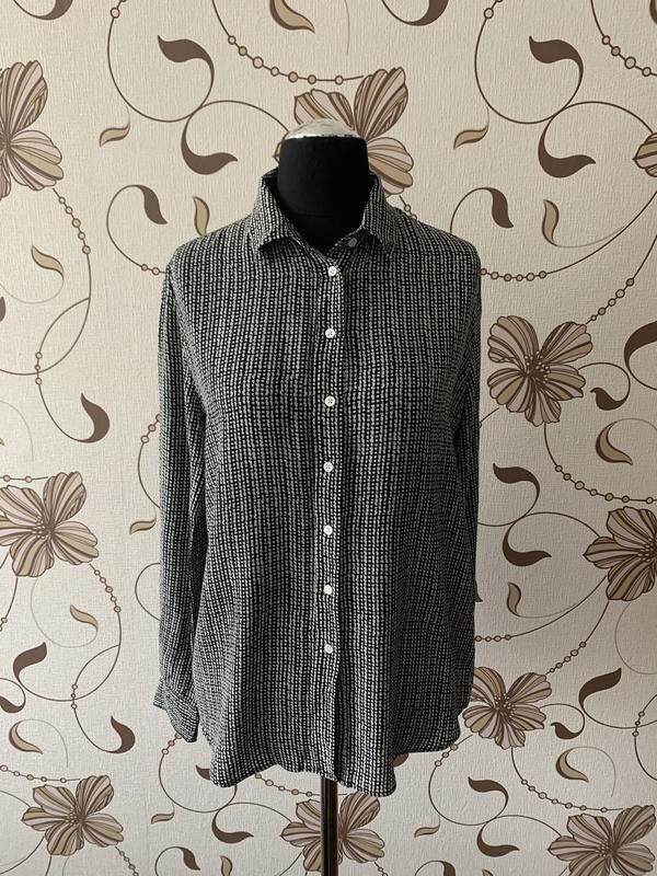 Рубашка joefresh, 100% шелк, р.m фото №1
