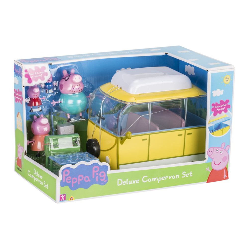 Peppa pig best sale deluxe campervan playset