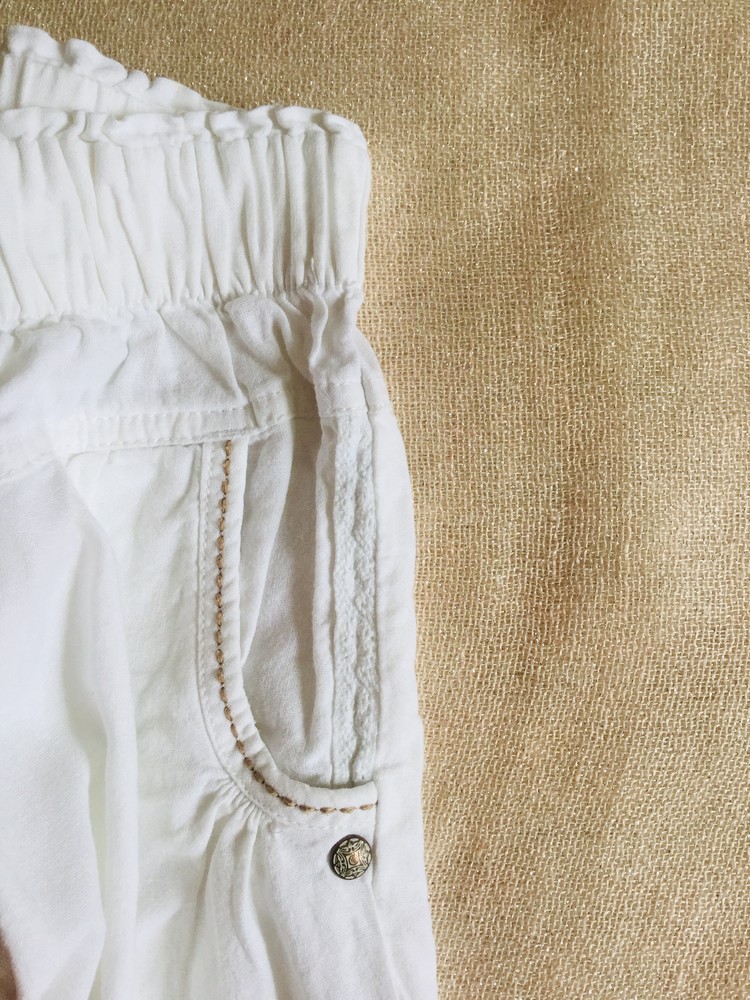 Next. яркие. капри. бриджи. супер - состав : капри лён+ коттон. модные. натуральные. фото №7