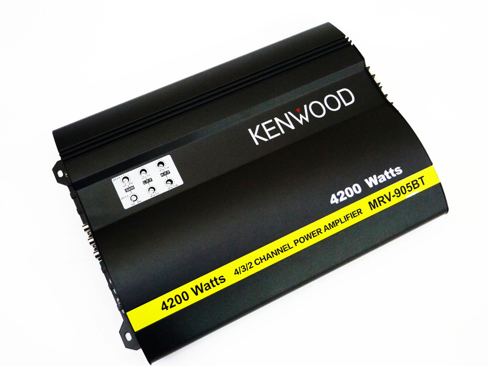 Автомобильный усилитель звука kenwood mrv-905bt + usb 4200вт 4х канальный + bluetooth фото №1