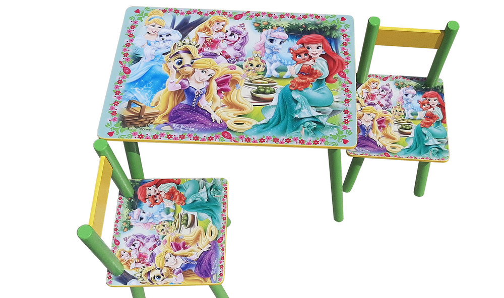 Детские столики со стульчиками. принцессы. варианты фото №1