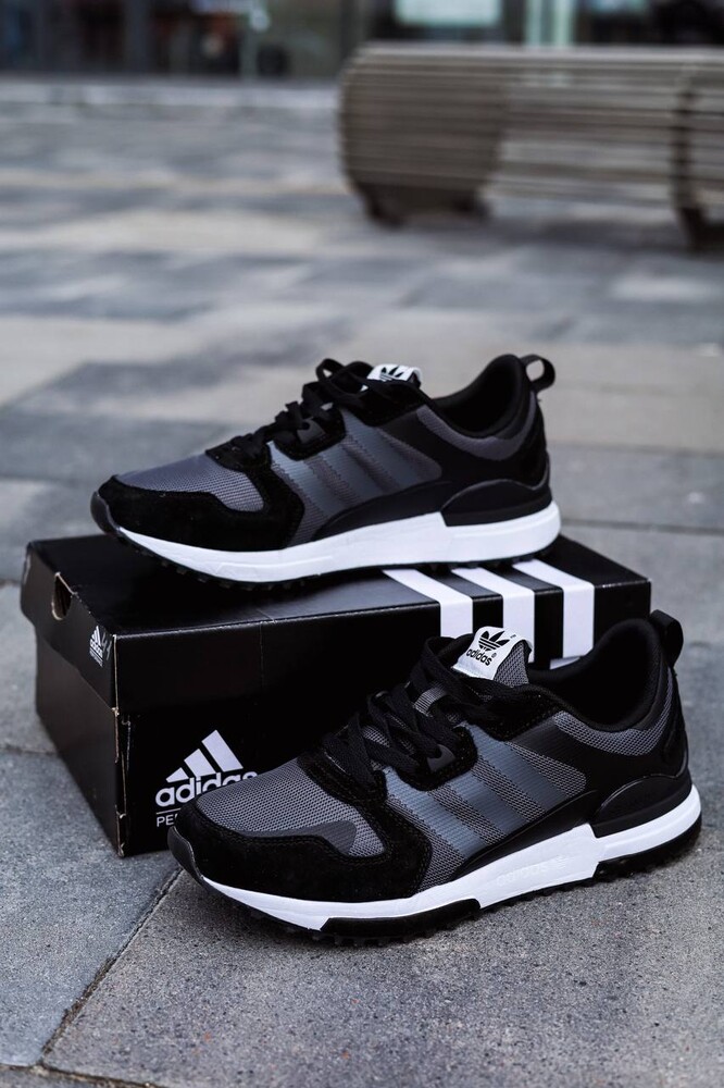 Мужские кроссовки adidas zx 700 black white 41-42-43-44-45 фото №1