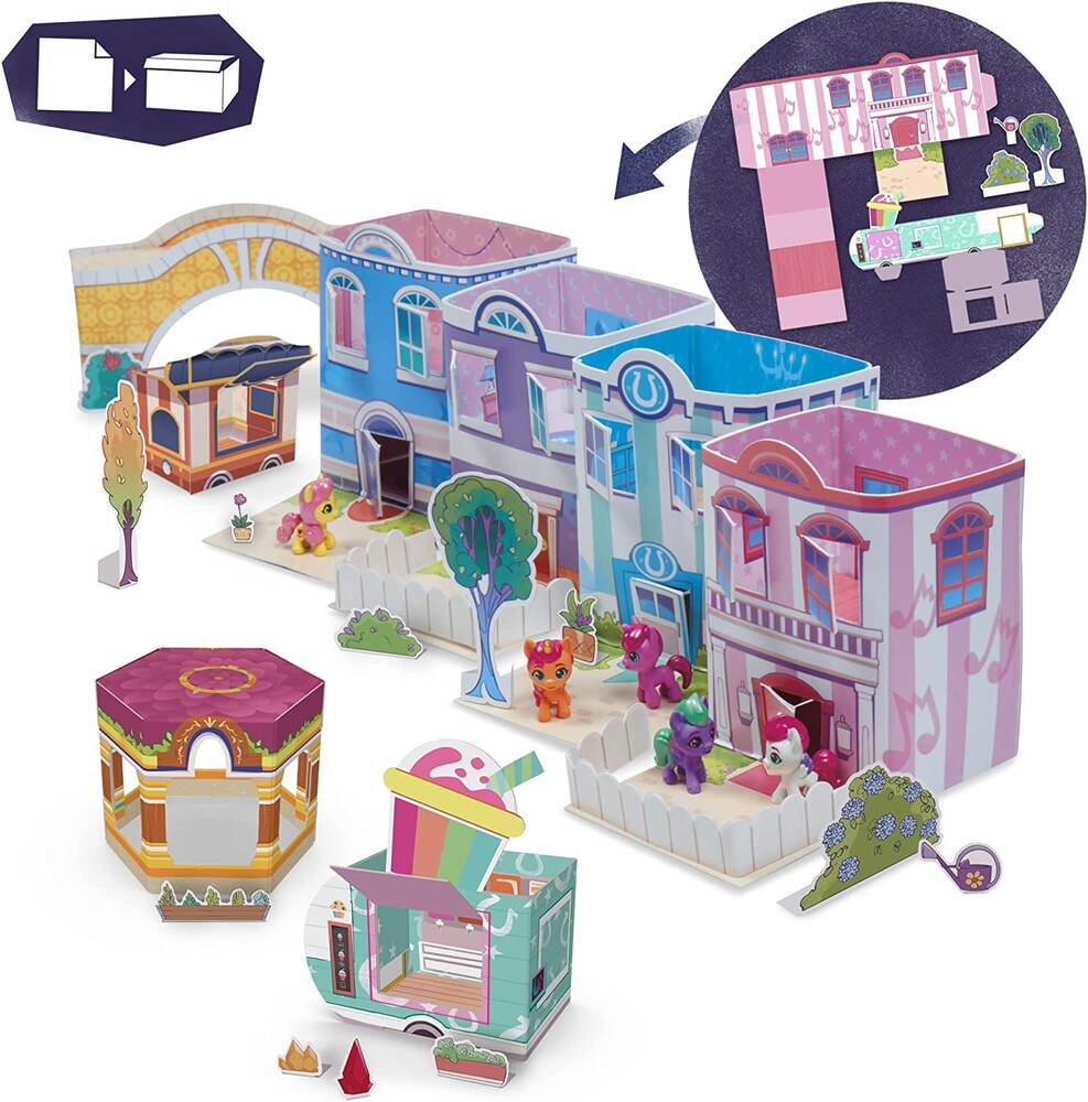 My little pony набор мини пони и кристальный дом f3875 mini world magic  epic crystal brighthouse, цена 1900 грн - купить Фигурки и персонажи новые  - Клумба