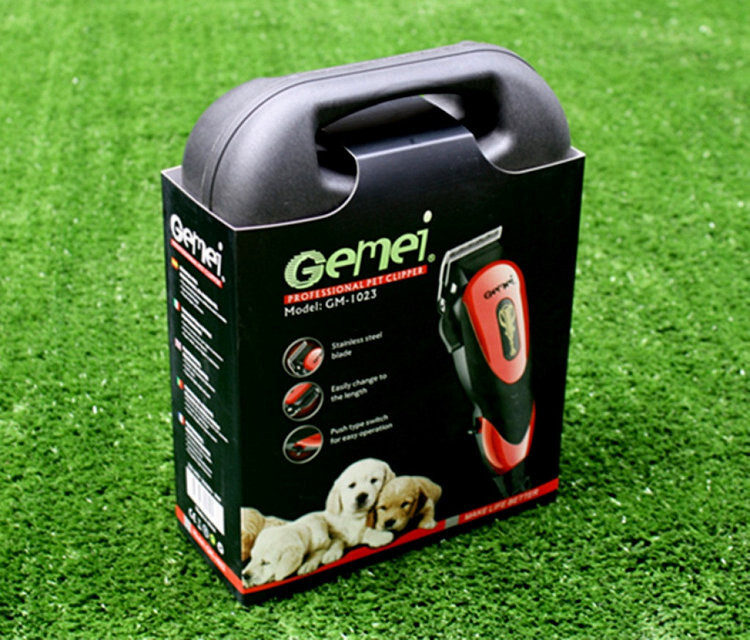 Профессиональная машинка для стрижки животных gemei gm-1023 фото №1