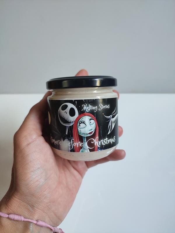 Рождественская свеча свечка nightmare before christmas / объём 200мл фото №4