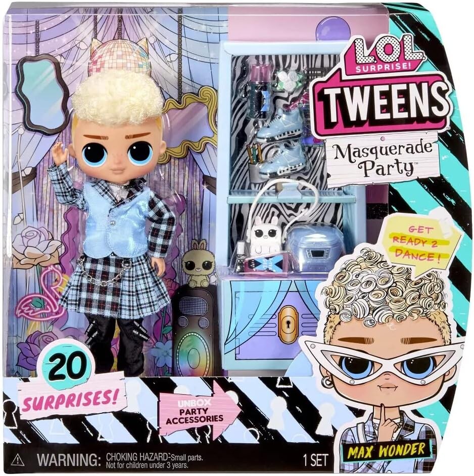 Лялька лол l.o.l. surprise! tweens masquerade party max wonder fashion doll фото №1