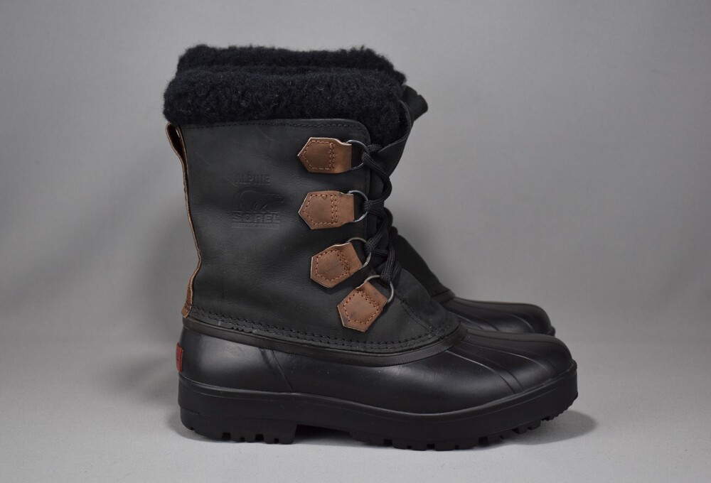Sorel alpine waterproof термоботинки черевики чоботи снігоходи зимові канада оригінал 38-39 р/24.5см фото №1
