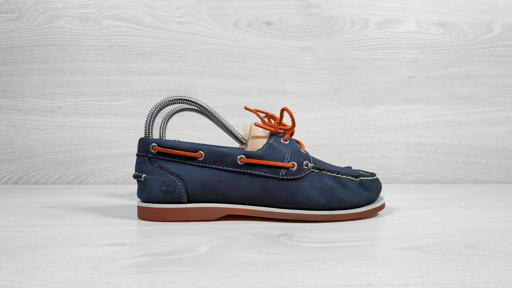 Нубукові жіночі топ-сайдери / мокасини timberland оригінал, розмір 39 фото №1