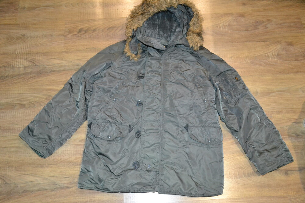 Alpha industries n-3b l куртка зимняя парка оригинал фото №1
