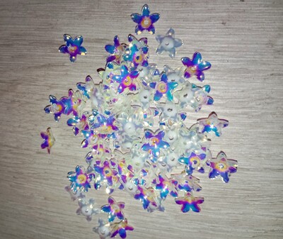 Намистини квіточки, обіймачі 50шт