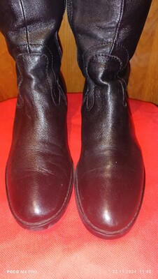 Ботфорты шкіряні 38 р Італія стан ідеальний