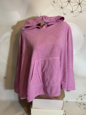 Флисовое пончо размер вольный, состояние отличное