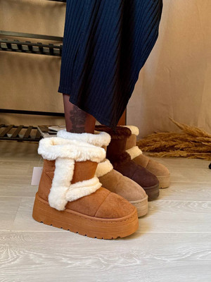 Новиночки! Класні уггі єкозамша зимові. Розміри 36-41