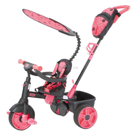 Детский велосипед Little Tikes Deluxe Edition Neon Pink 4 в 1 (634321)