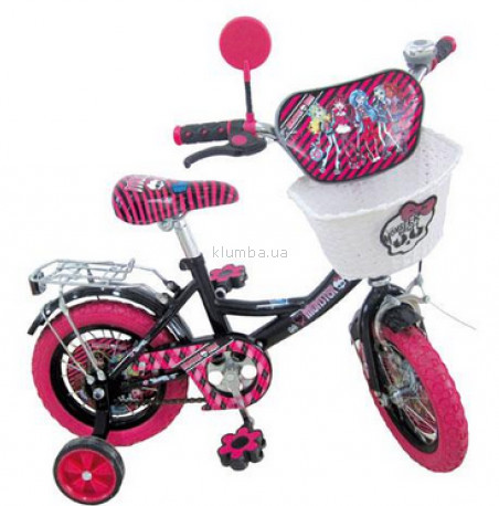 Детский велосипед Profi Trike P 1257 MH, 12 дюймов Monster High